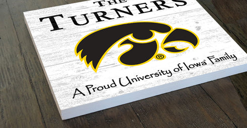 Personalized University of Iowa Graduation Sign – Custom Name & Class Year Gift for Hawkeyes Students, Alumni & Graduates (Copy)