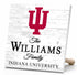 Personalized Indiana Hoosiers Family Name Sign – Custom Indiana University Wood Wall Decor – Hoosiers Gift