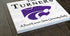Kansas State Wildcats Proud Family Sign – Personalized Family Name Square Wood Plaque – Officially Licensed Kansas State Decor