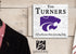 Kansas State Wildcats Proud Family Sign – Personalized Family Name Square Wood Plaque – Officially Licensed Kansas State Decor