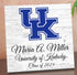 Official University of Kentucky Class Year Gift Plaque with Name - For UK Wildcats Students or Alumni