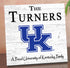 University of Kentucky Wildcats Proud Family Sign – Personalized Family Name Square Wood Plaque – Officially Licensed Kentucky Decor