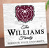 Personalized Missouri State Bears Family Name Sign – Custom Missouri State University Wood Wall Decor – Bears Gift