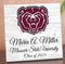 Missouri State University Class Year Plaque with Name - Gift for New Students, Alumni or Graduation