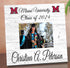 Miami University Frame with Printed Photo - Miami of Ohio Graduation Class Frame Alternative