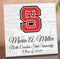 Official NC State Class Year Plaque with Name - For Students or Alumni