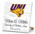 University of Northern Iowa Class Year Plaque With Name - Personalized for Student, Alumni or Graduation Gift