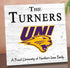 University of Northern Iowa Panthers Proud Family Sign - Personalized Family Name Wood Plaque - Officially Licensed Square Decor