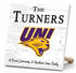 University of Northern Iowa Panthers Proud Family Sign - Personalized Family Name Wood Plaque - Officially Licensed Square Decor
