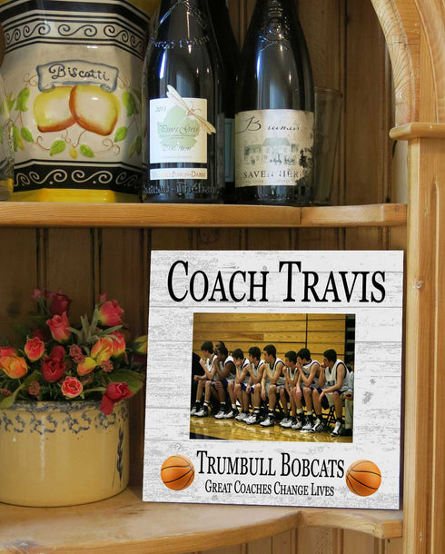 Coach Gift Plaque UPLOAD Your Photo - SELECT YOUR SPORT -