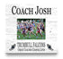 Coach Gift Plaque UPLOAD Your Photo - SELECT YOUR SPORT -