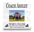 Coach Gift Plaque UPLOAD Your Photo - SELECT YOUR SPORT -