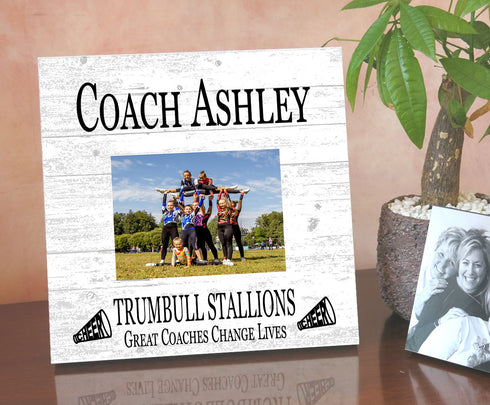 Coach Gift Plaque UPLOAD Your Photo - SELECT YOUR SPORT -