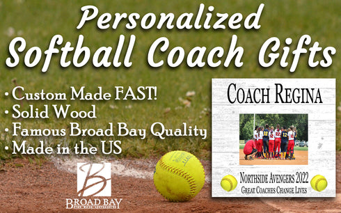 Coach Gift Plaque UPLOAD Your Photo - SELECT YOUR SPORT -