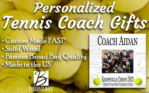 Coach Gift Plaque UPLOAD Your Photo - SELECT YOUR SPORT -