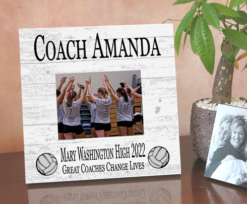 Coach Gift Plaque UPLOAD Your Photo - SELECT YOUR SPORT -