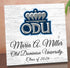 Old Dominion University Class Year Plaque With Name - Personalized for Student, Alumni or Graduation Gift