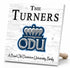 Old Dominion University Monarchs Proud Family Sign - Personalized Family Name Wood Plaque - Officially Licensed Square Decor