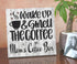 Custom Wake Up and Smell The Coffee Kitchen Sign - Personalized