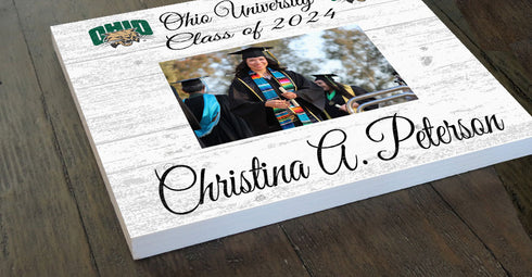 Ohio University Frame with Printed Photo - Ohio Bobcats Graduation Class Frame Alternative