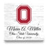 Ohio State Class Year Plaque - Personalized for OSU Graduation or Alumni
