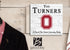 Ohio State Buckeyes Proud Family Sign - Personalized Family Name Wood Plaque - Officially Licensed Square Decor