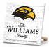 Personalized Southern Miss Golden Eagles Family Name Sign – Custom University of Southern Mississippi Wood Wall Decor – Golden Eagles Gift