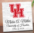 Official University of Houston Class Year Plaque with Name - Personalized Gift for Students and Alumni