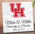 Official University of Houston Class Year Plaque with Name - Personalized Gift for Students and Alumni