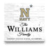 Personalized Navy Midshipmen Family Name Sign – Custom United States Naval Academy Wood Wall Decor – Navy Gift