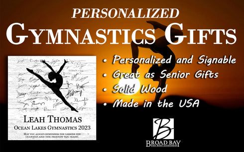 Gymnastics Award for Gymnast Recognition or Senior Season End Gift