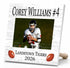 Football Award Photo Plaque - Personalized Player, Coach or MVP Recognition Gift