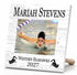 Swimming Award Photo Plaque - Personalized Swimmer, Coach or MVP Recognition Gift