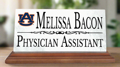 Auburn University Nameplate for Desk or Shelf for Alumni, or Graduation Gift