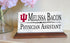 Indiana University Nameplate for Desk or Shelf for IU Alumni, or IU Graduation Gift