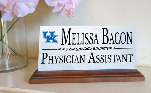 University of Kentucky Desk Nameplate for UK Alumni, or Graduation Gift