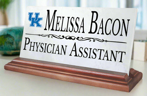 University of Kentucky Desk Nameplate for UK Alumni, or Graduation Gift