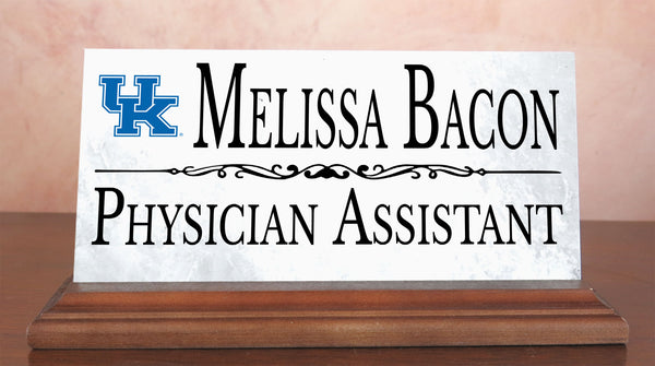 University of Kentucky Nameplate for Desk or Shelf for UK Alumni, or Graduation Gift