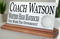 Golf Coach Gift Plaque Custom Team Award For Great Golf Coaches