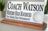 Golf Coach Gift Plaque Custom Team Award For Great Golf Coaches