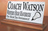 Lacrosse Coach Gift Plaque Custom LAX Team Appreciation Award For Great Coaches