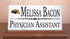 Southern Miss Nameplate for Desk or Shelf for USM Eagles Alumni, or Graduation Gift