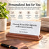 Custom Quote Plaque - Personalized Solid Marble
