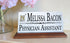 Naval Academy Nameplate for Desk or Shelf for USNA Alumni, or Naval Academy Graduation Gift