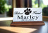 Dog Memorial Plaque Keepsake Sign for Shelf Or Mantel Personalized Pet Name & Date