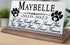 Pet Memorial Plaque for Shelf Or Mantel Personalized Pet Name & Date