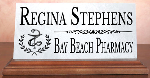 Designer Wooden Home Name Plates - With Gift Wrap - love craft gift