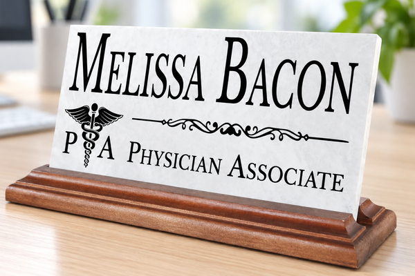 Physician Associate Desk Nameplate
