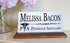 Personalized Physician Associate Desk Name Plate – Custom Medical Office Marble Nameplate – PA Gift