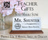 Teacher Desk Nameplate Gift Custom Name Plate For Educators